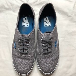 Women’s Vans textured Grey and Blue sneakers